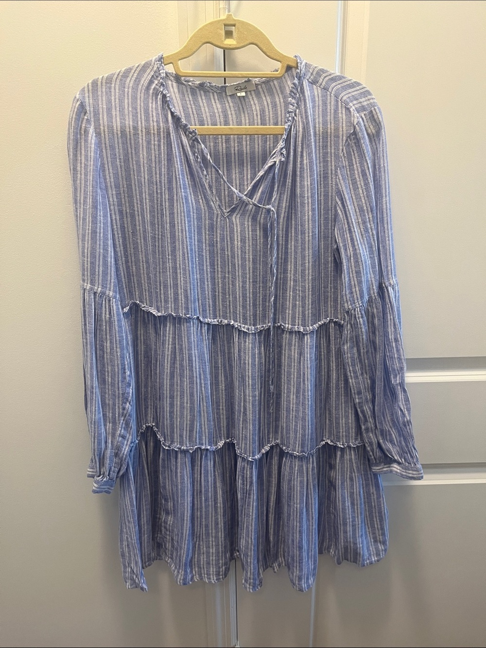 Rails Blue and White Striped Tunic Dress